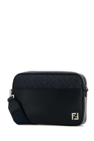 Midnight blue leather Camera Case crossbody bag FENDI (7M0286AV83)