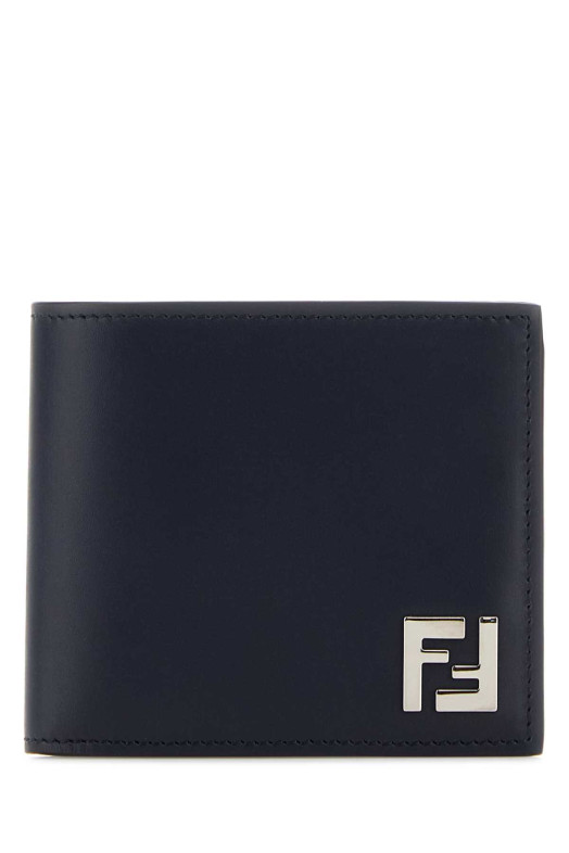 Midnight blue leather wallet FENDI (7M0356AV86)