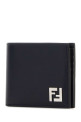 Midnight blue leather wallet FENDI (7M0356AV86)