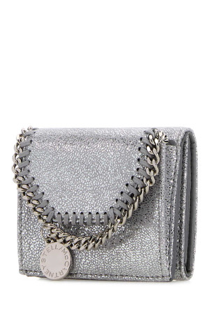 Silver shaggy deer Falabella wallet STELLA McCARTNEY (7P0084WP0301)