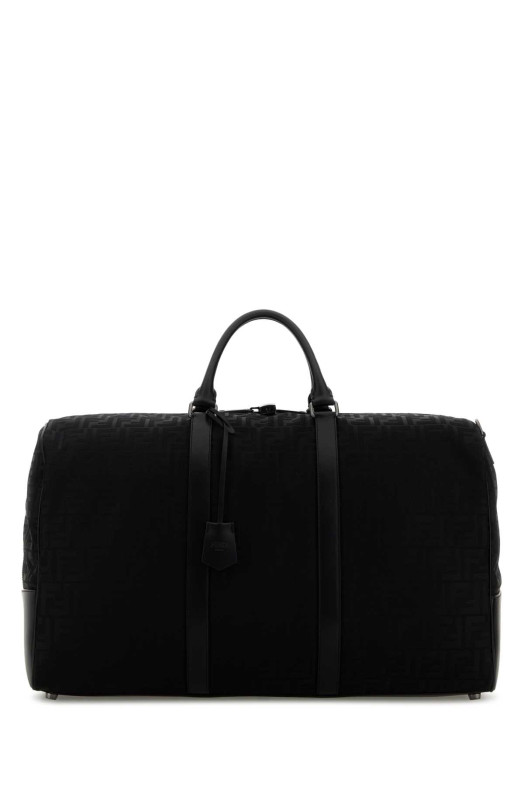 Black fabric large FF travel bag FENDI (7VV162AW2N)