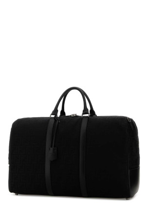 Black fabric large FF travel bag FENDI (7VV162AW2N)