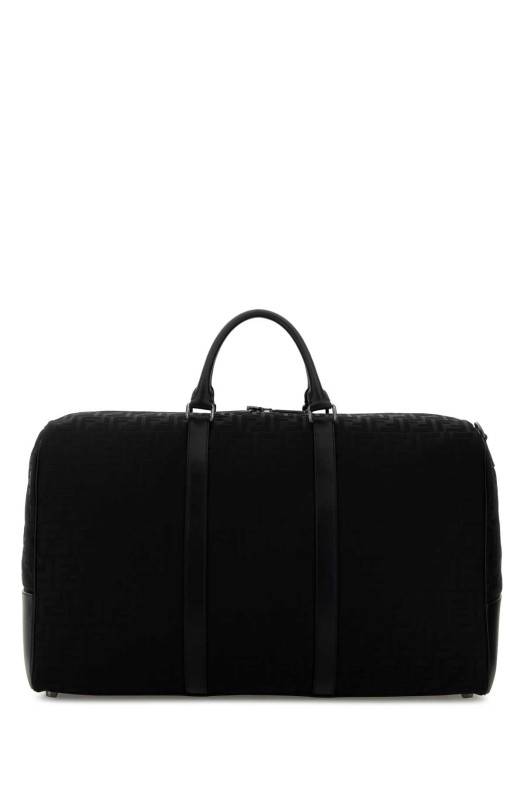 Black fabric large FF travel bag FENDI (7VV162AW2N)
