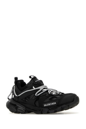 Black mesh and rubber Track Trail Laces sneakers Black BALENCIAGA (800590WTRHK)
