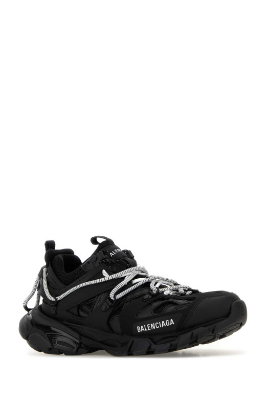 Black mesh and rubber Track Trail Laces sneakers Black BALENCIAGA (800590WTRHK)