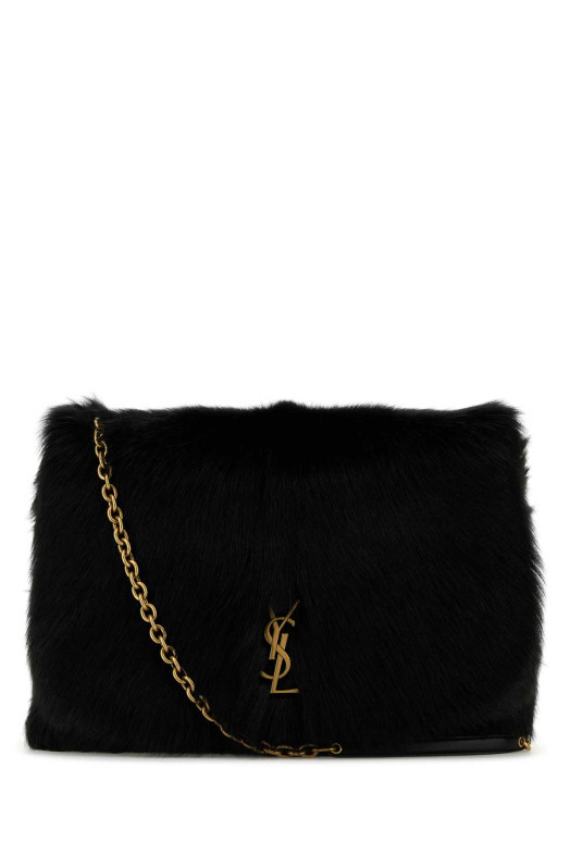 Black shearling Jamie 4.3 shoulder bag Black SAINT LAURENT (800628AAD1R)