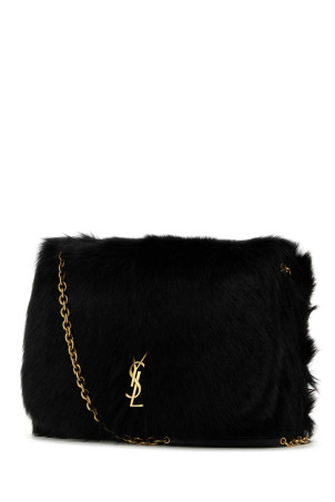 Black shearling Jamie 4.3 shoulder bag Black SAINT LAURENT (800628AAD1R)