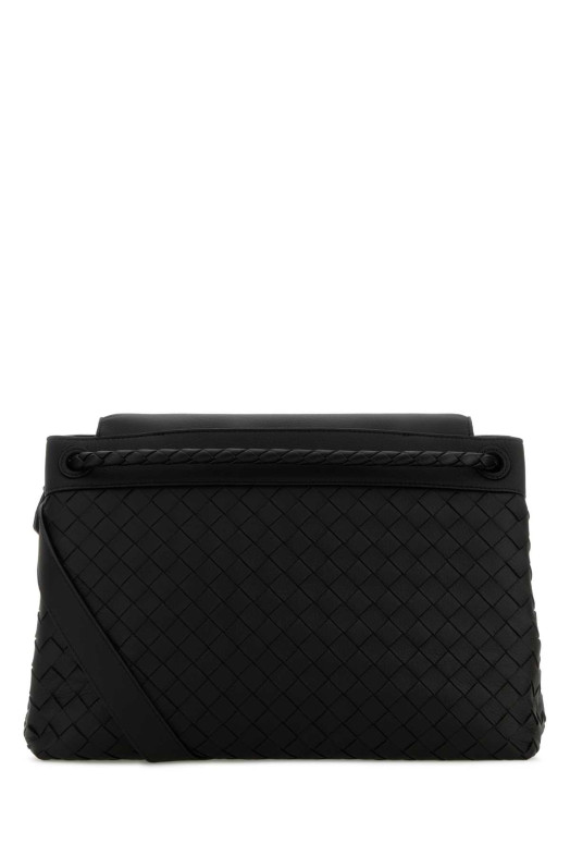 Black leather medium Andiamo crossbody bag BOTTEGA VENETA (807715V5WN5)