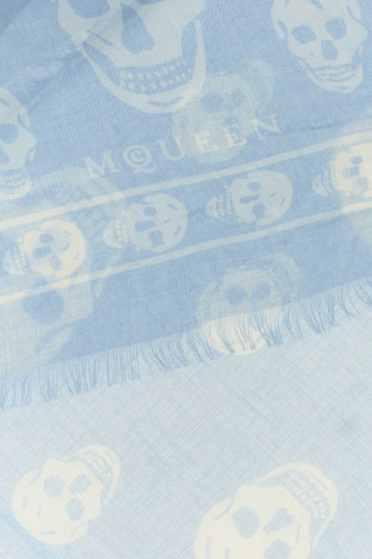 Printed modal blend foulard ALEXANDER MCQUEEN (8078894943Q)