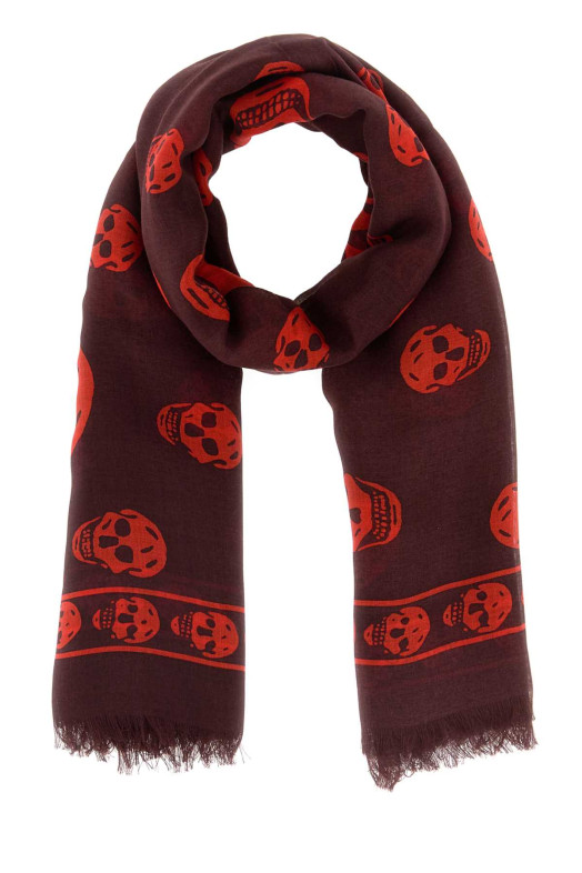Printed modal blend foulard ALEXANDER MCQUEEN (8078894943Q)