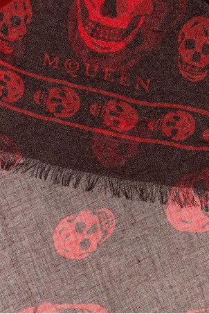 Printed modal blend foulard ALEXANDER MCQUEEN (8078894943Q)