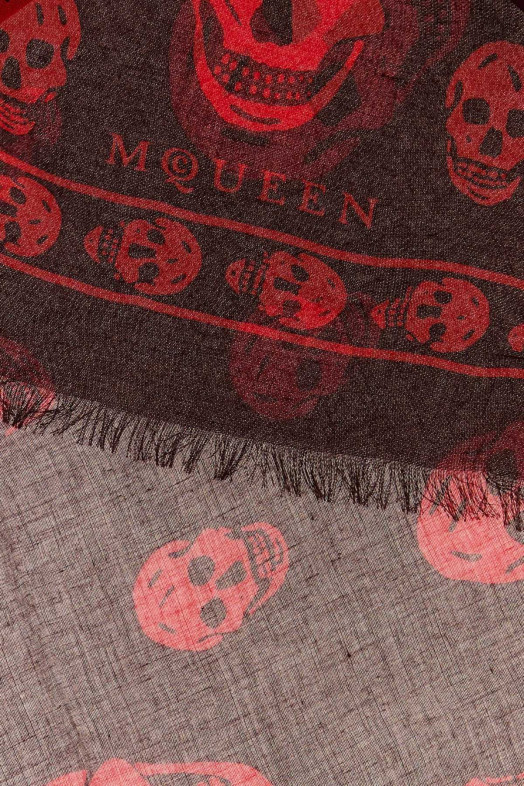 Printed modal blend foulard ALEXANDER MCQUEEN (8078894943Q)