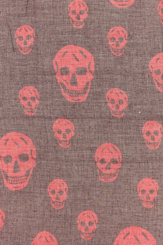 Printed modal blend foulard ALEXANDER MCQUEEN (8078894943Q)