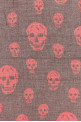 Printed modal blend foulard ALEXANDER MCQUEEN (8078894943Q)