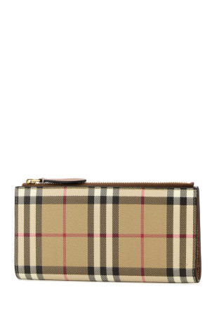 Printed canvas wallet BURBERRY (8109809)