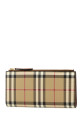 Printed canvas wallet BURBERRY (8109809)