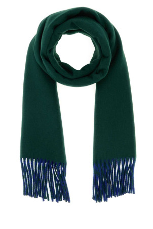 Green cashmere reversible scarf BURBERRY (8110013)