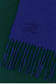 Green cashmere reversible scarf BURBERRY (8110013)