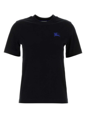 Black cotton t-shirt Black BURBERRY (8111946)