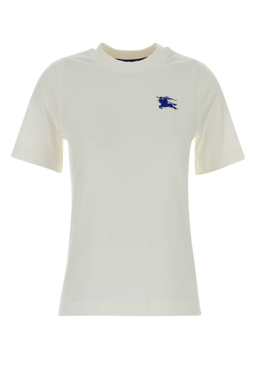 White cotton t-shirt BURBERRY (8111948)
