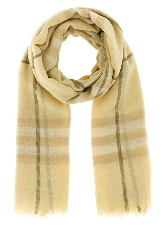 Embroidered wool scarf BURBERRY (8112492)