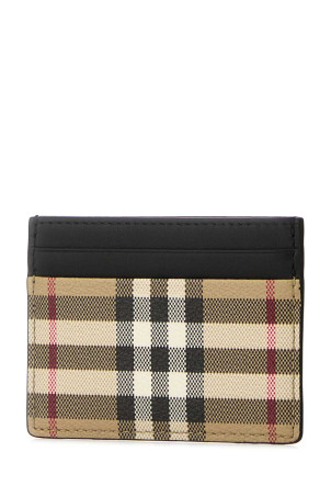 Printed canvas card holder Multicolor BURBERRY (8113176)