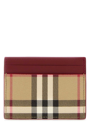 Printed canvas card holder BURBERRY (8116329)
