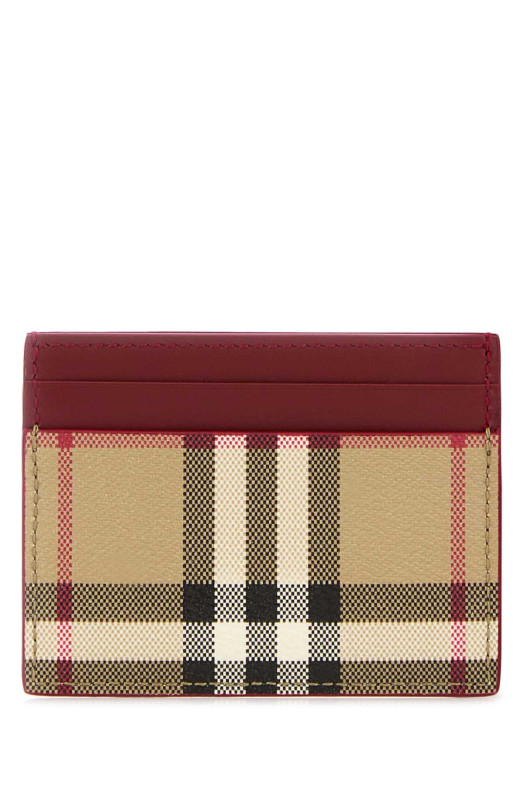Printed canvas card holder BURBERRY (8116329)