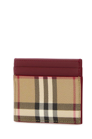 Printed canvas card holder BURBERRY (8116329)