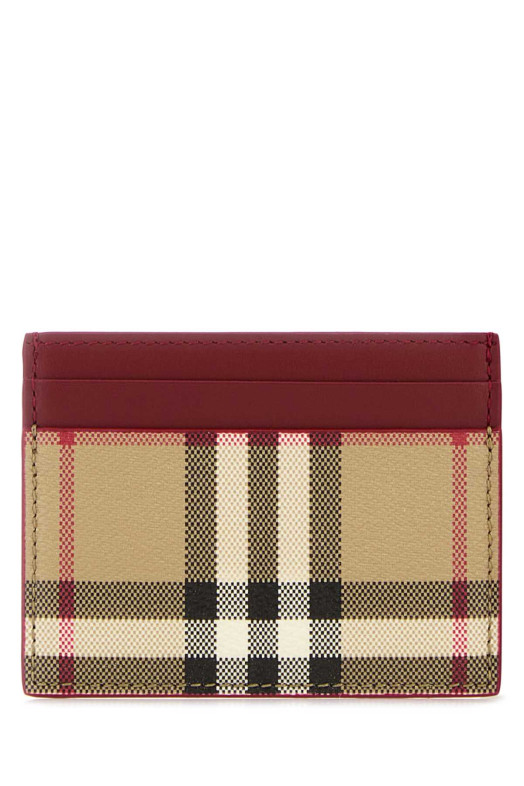 Printed canvas card holder BURBERRY (8116329)