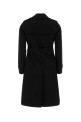 Black gabardine trench coat Black BURBERRY (8117248)