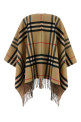 Embroidered cashmere blend reversible cape BURBERRY (8118277)