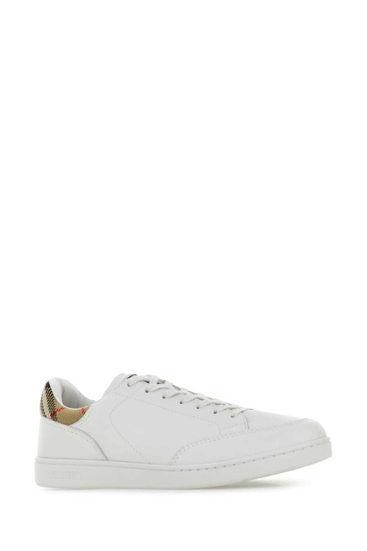 White leather Set sneakers White BURBERRY (8118850)