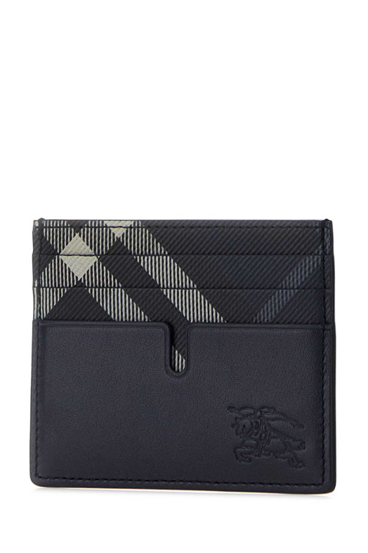 Midnight blue leather card holder BURBERRY (8118920)
