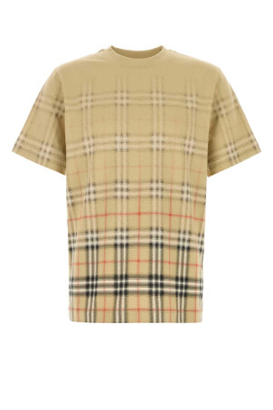 Beige cotton t-shirt BURBERRY (8119022)