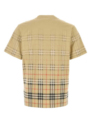 Beige cotton t-shirt BURBERRY (8119022)