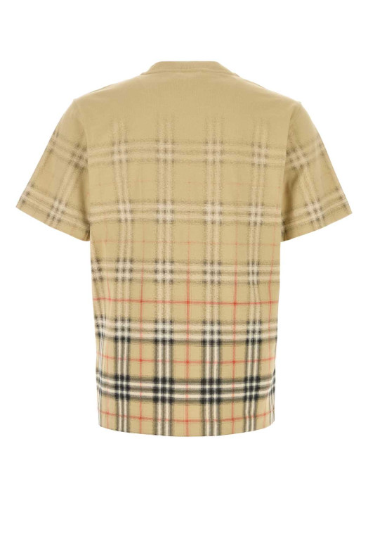 Beige cotton t-shirt BURBERRY (8119022)