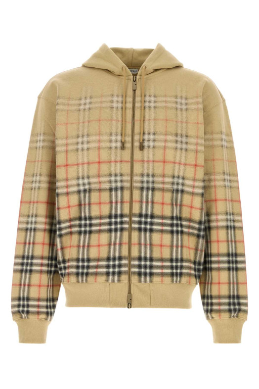 Beige cotton sweatshirt BURBERRY (8119034)