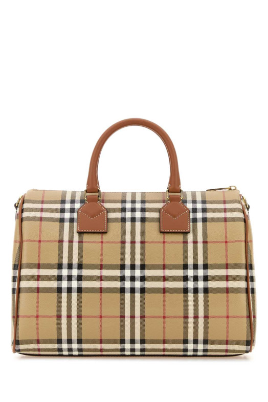 Printed canvas medium Check handbag BURBERRY (8119049)