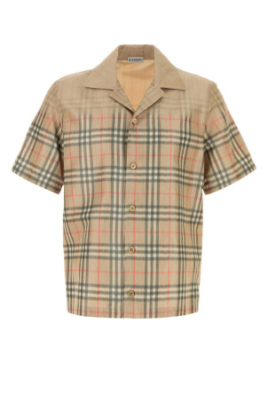 Printed viscose blend shirt BURBERRY (8119159)