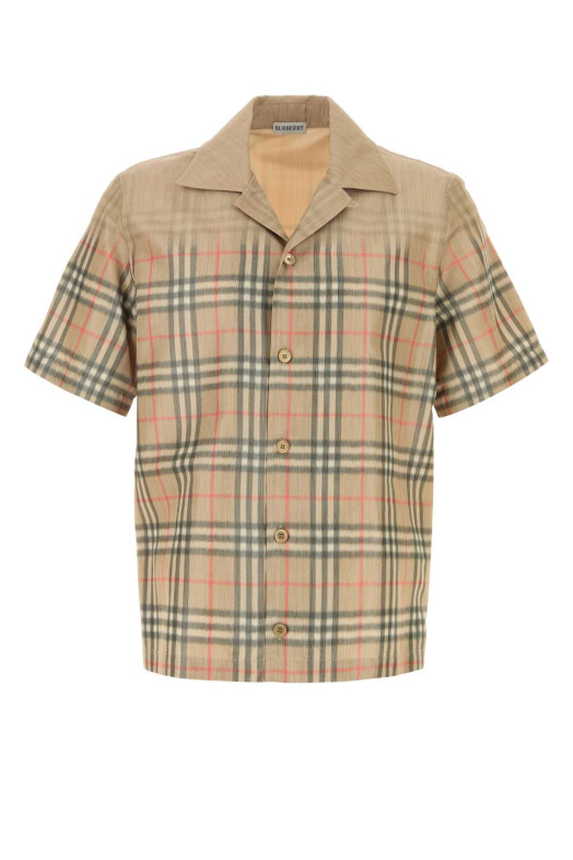 Printed viscose blend shirt BURBERRY (8119159)