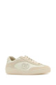 Ivory fabric and suede sneakers GUCCI (812656AADM0)