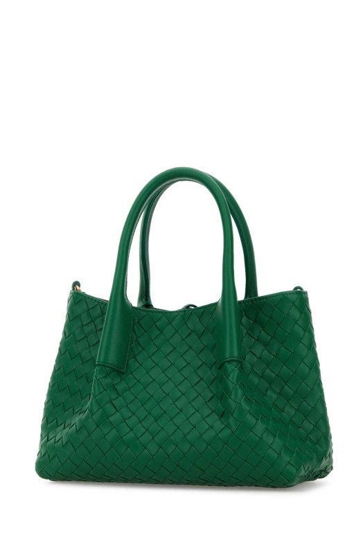 Green leather small Pinacoteca shopping bag BOTTEGA VENETA (819004V5AG1)