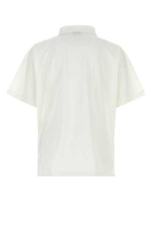 White piquet oversize polo shirt BALENCIAGA (828531TTVT8)