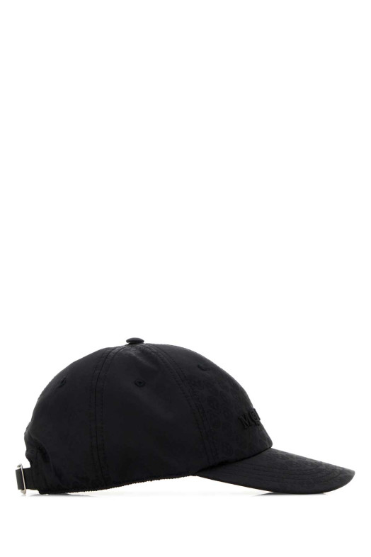 Black nylon baseball cap Black ALEXANDER MCQUEEN (8386324419Q)