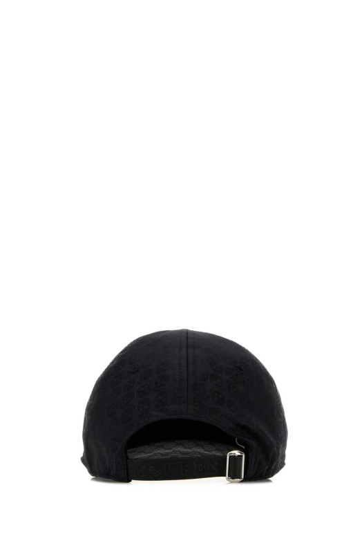 Black nylon baseball cap Black ALEXANDER MCQUEEN (8386324419Q)