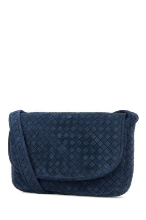 Navy blue Messenger Veneto crossbody bag BOTTEGA VENETA (843836V5Y30)