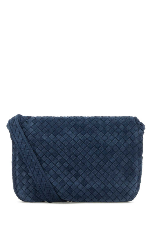 Navy blue Messenger Veneto crossbody bag BOTTEGA VENETA (843836V5Y30)