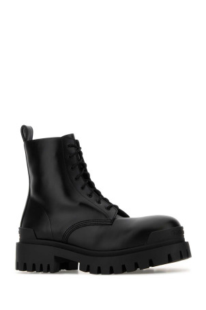 Black leather Strike ankle boots Black BALENCIAGA (844967WA960)