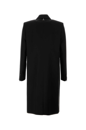 Black wool coat Black ALEXANDER MCQUEEN (845470QVAAA)